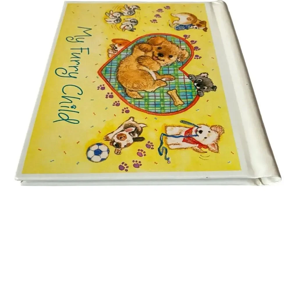 Hallmark My Furry Child Pet Photo Album Dog Puppy Spiral Holds 24 Photos NWOT